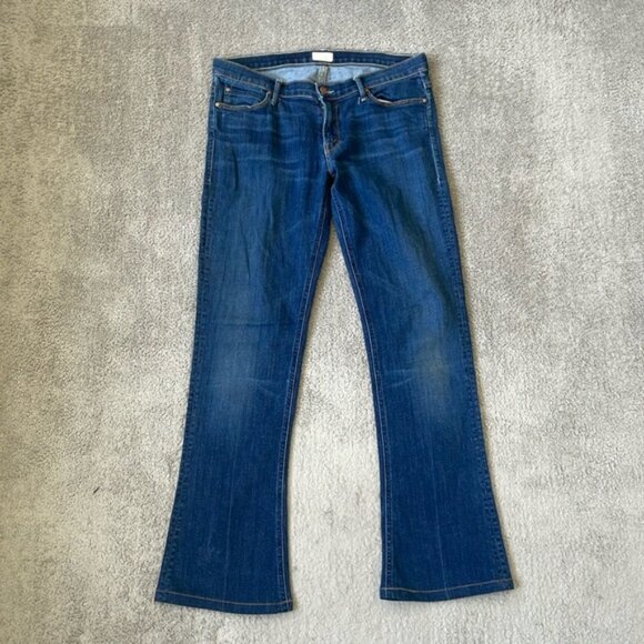 VGC MOTHER The Runway Dark Wash Bootcut Jeans - Size 31 - Picture 1 of 10